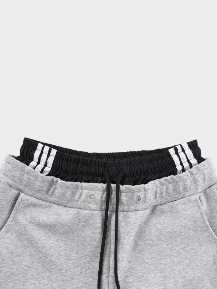 Striped Barrel Joggers