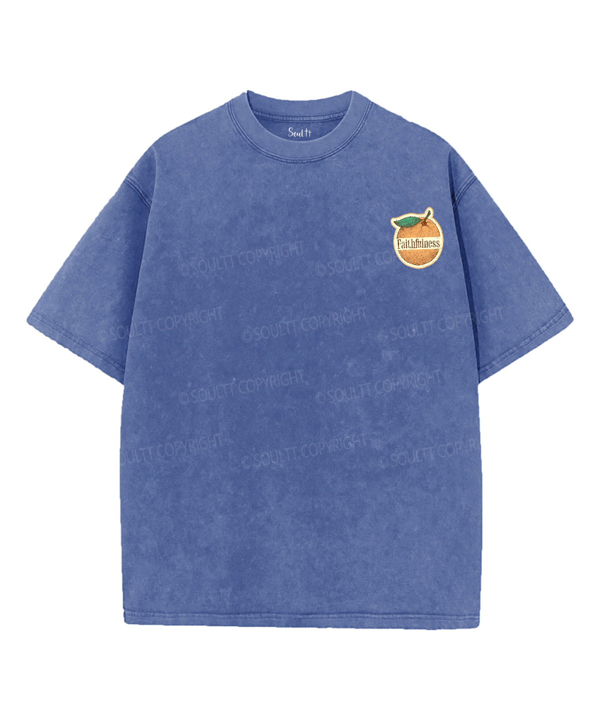 Fruit Of The Spirit Double Sided Unisex Washed Christian T-shirt