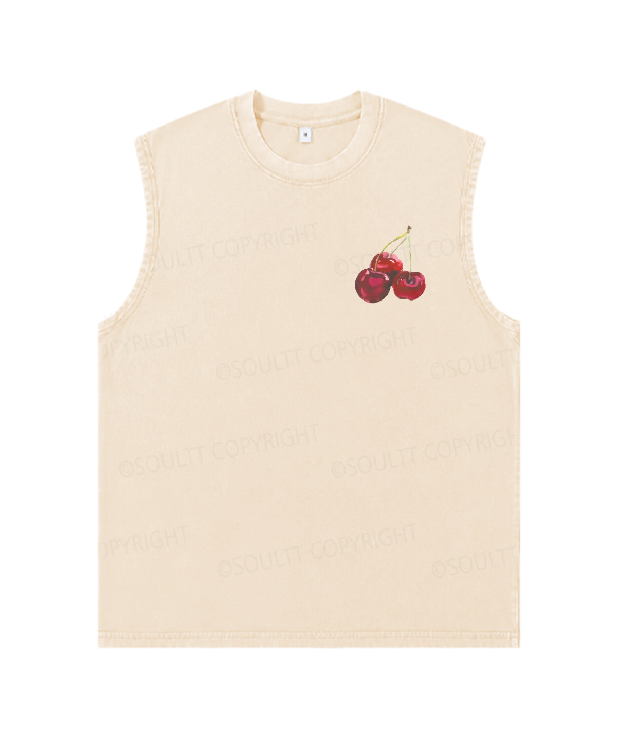 Fruit Of The Spirit Double Sided Unisex Washed Sleeveless Christian Tank Top