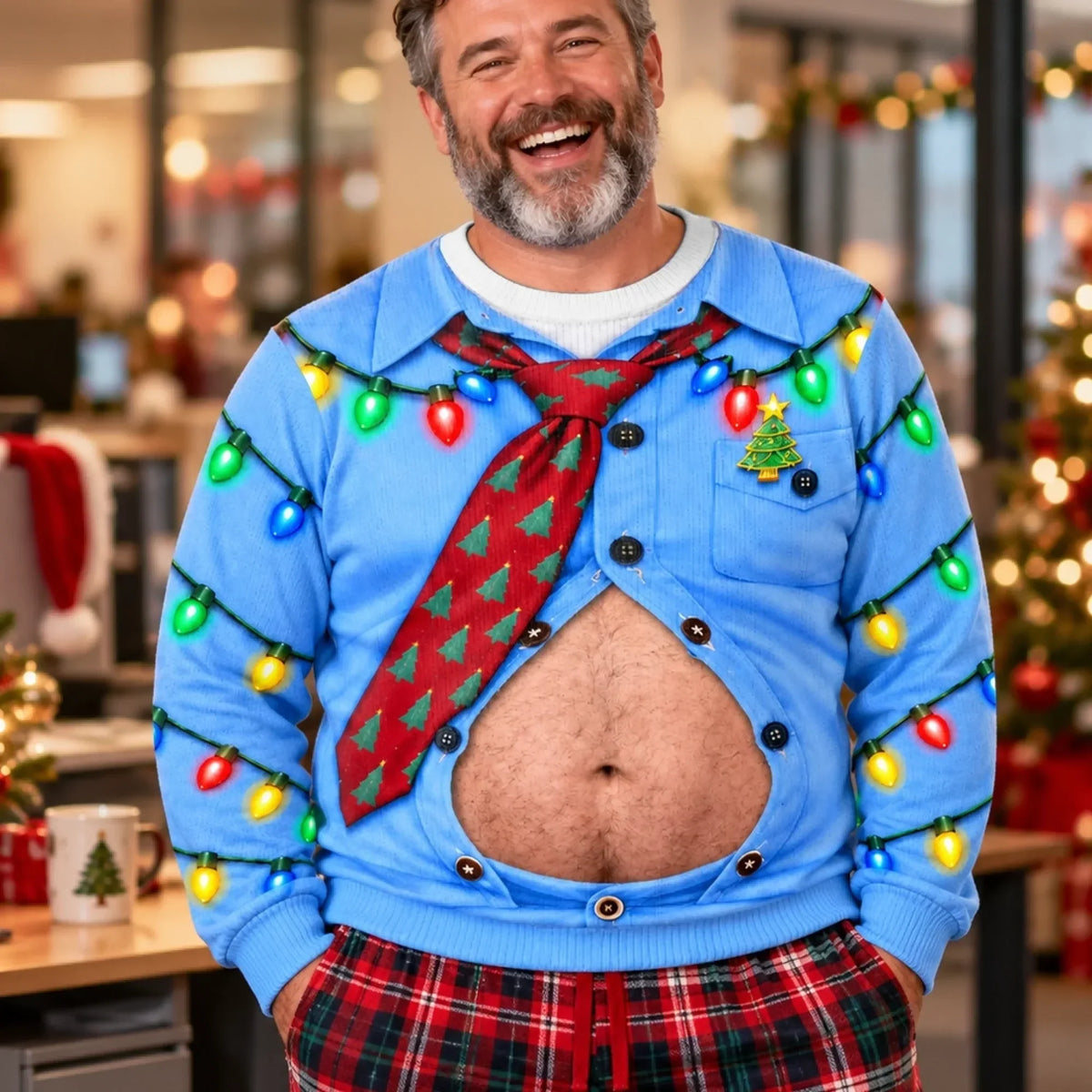 Personalized Ugly Christmas Sweater – Custom Funny Holiday Gift