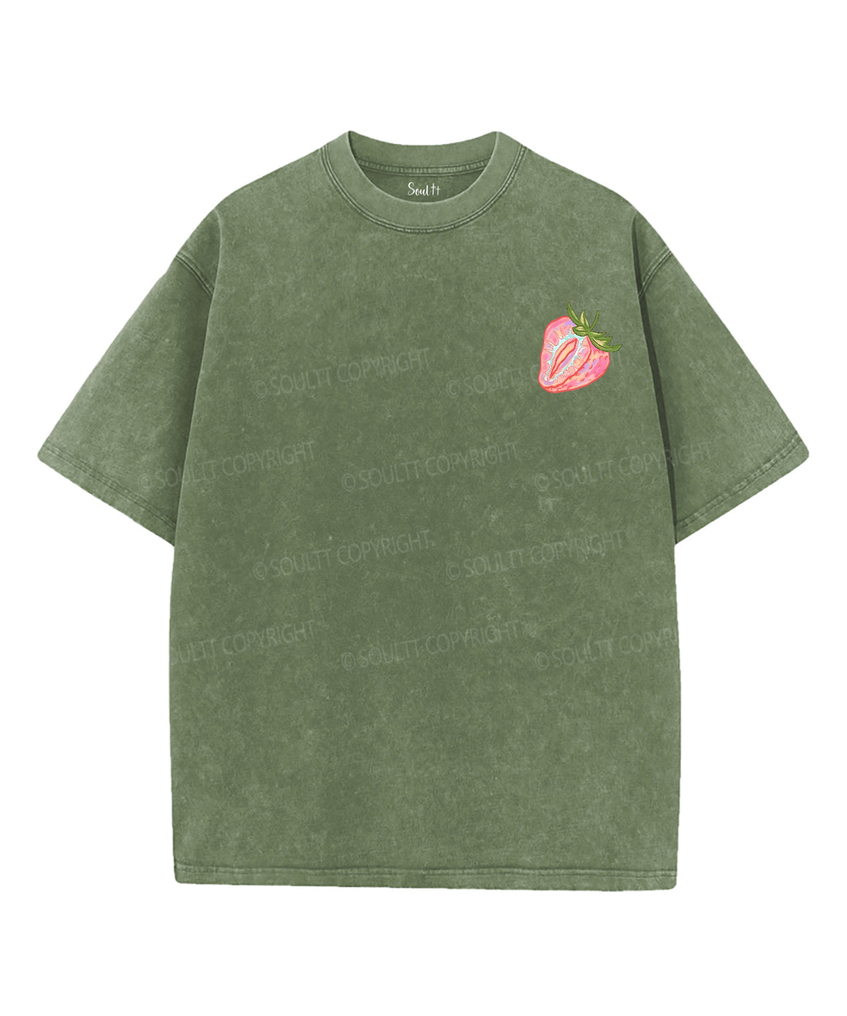 Fruit Of The Spirit Double Sided Unisex Washed Christian T-shirt