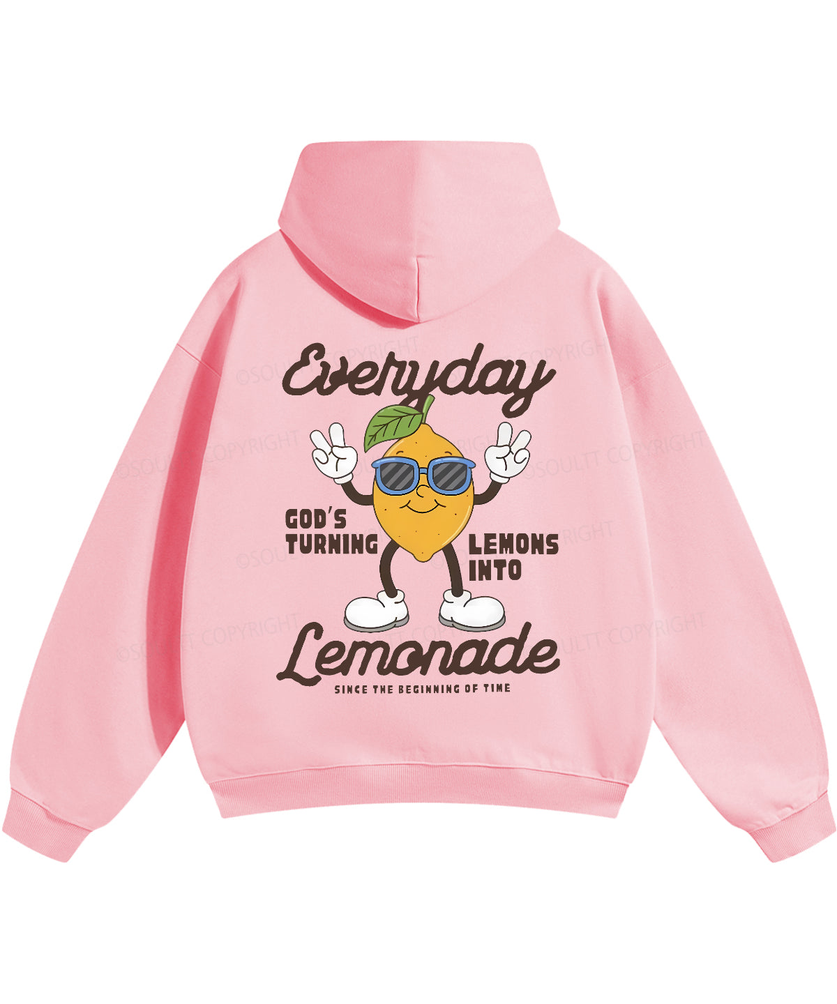 God's Turning Lemons Double Sided Christian Hoodie