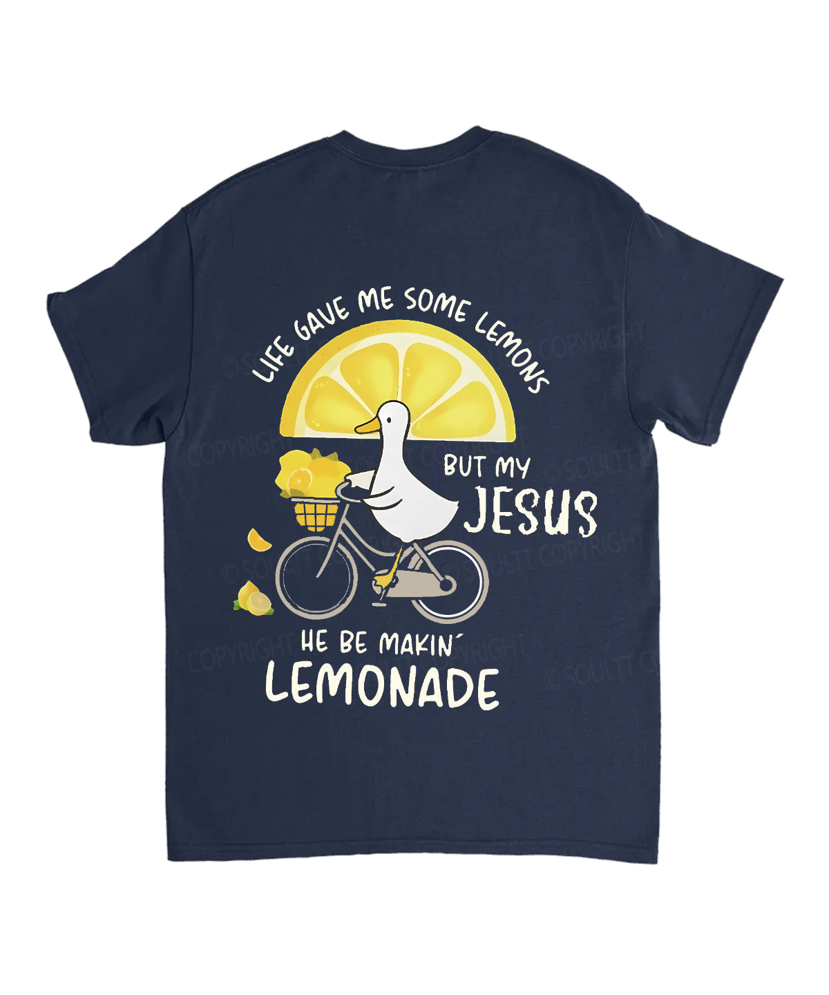 Life Gave Me Some Lemons Double Sided Unisex Cotton Christian T-Shirt