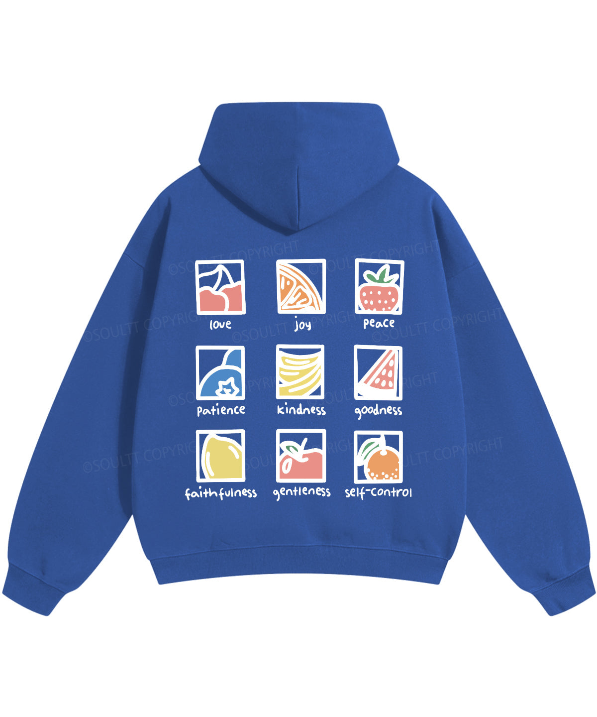 Fruit Of The Spirit Double Sided Christian Hoodie