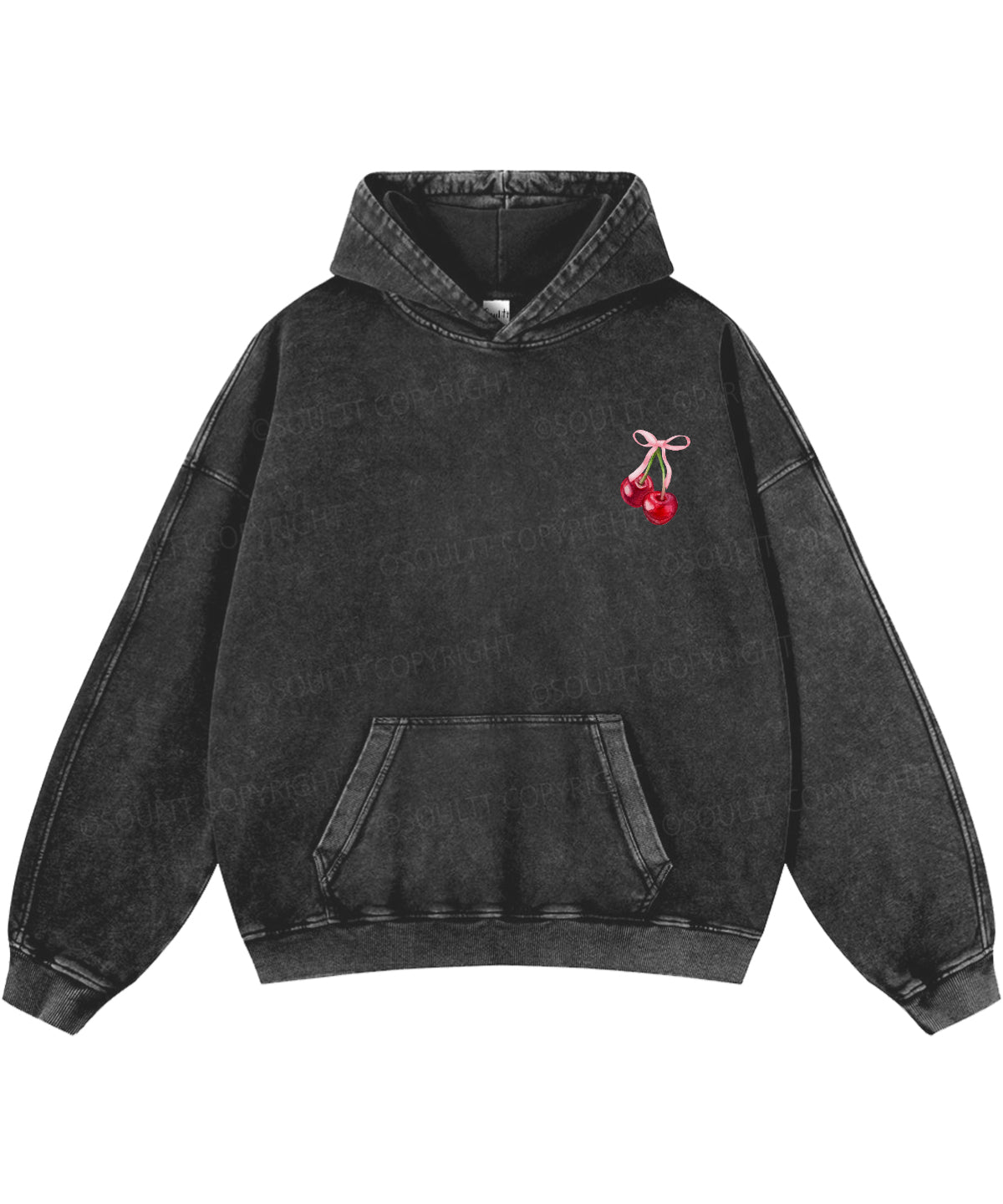 Fruit Of The Spirit Double Sided Washed Christian Hoodie