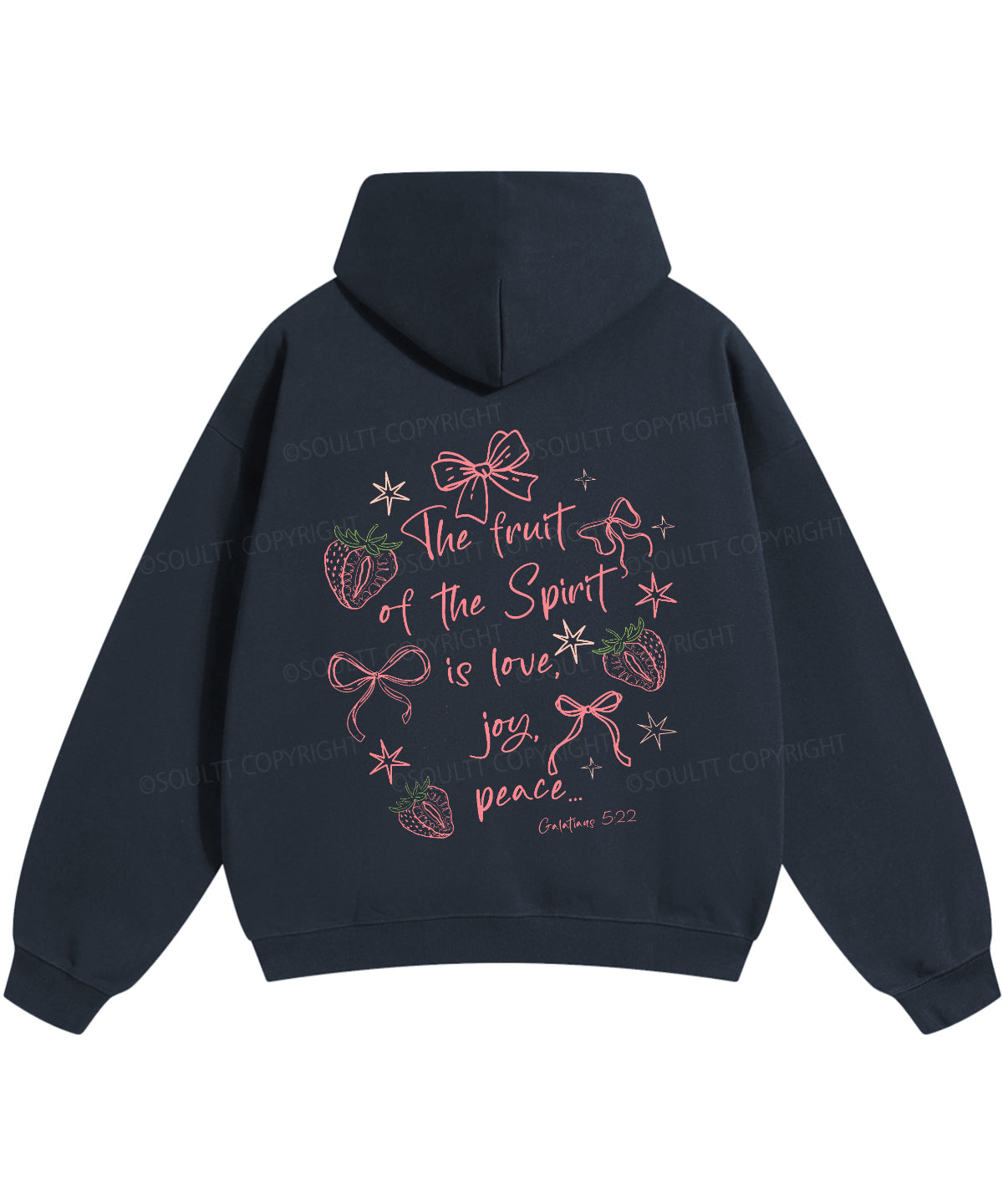 Fruit Of The Spirit Double Sided Christian Hoodie