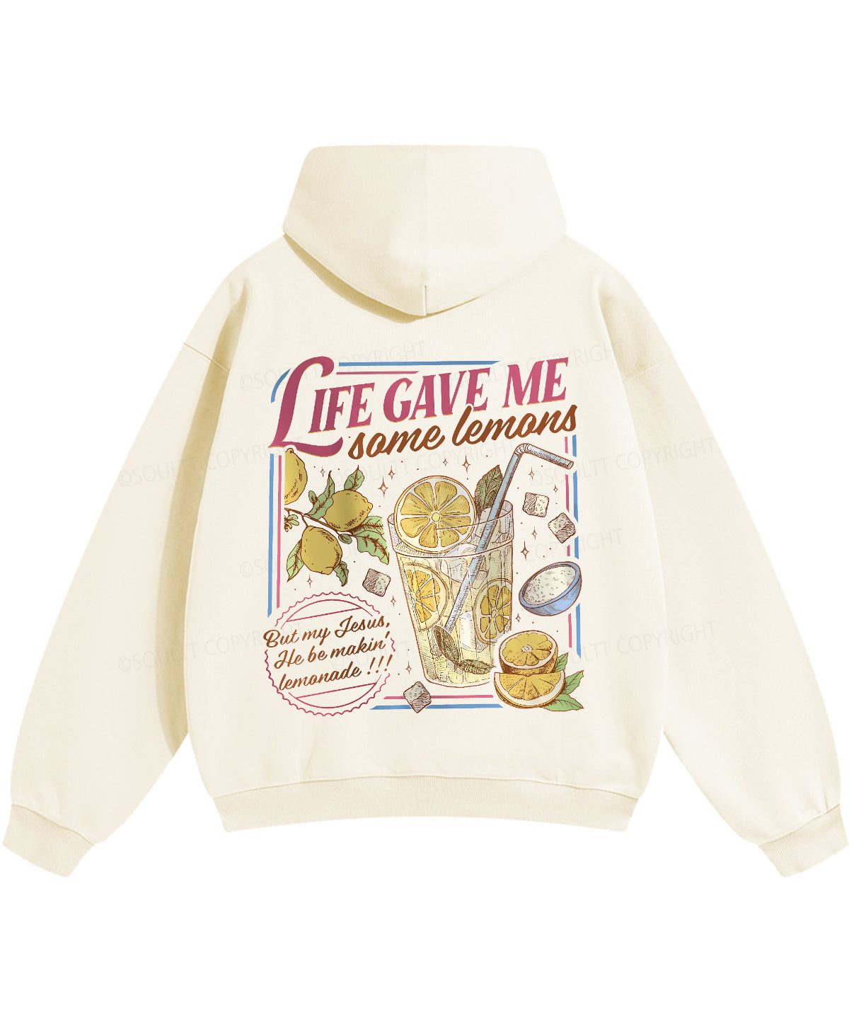 Life Gave Me Some Lemans Double Sided Christian Hoodie