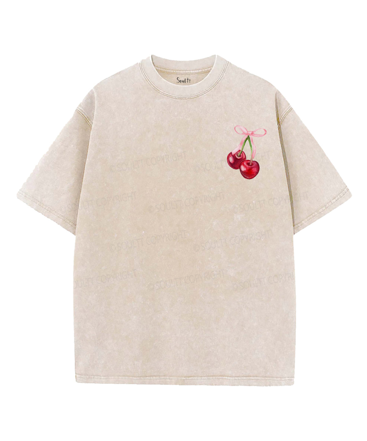 Fruit Of The Spirit Double Sided Washed Christian T-shirt