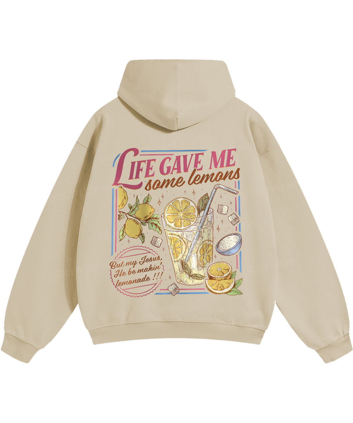 Life Gave Me Some Lemans Double Sided Christian Hoodie