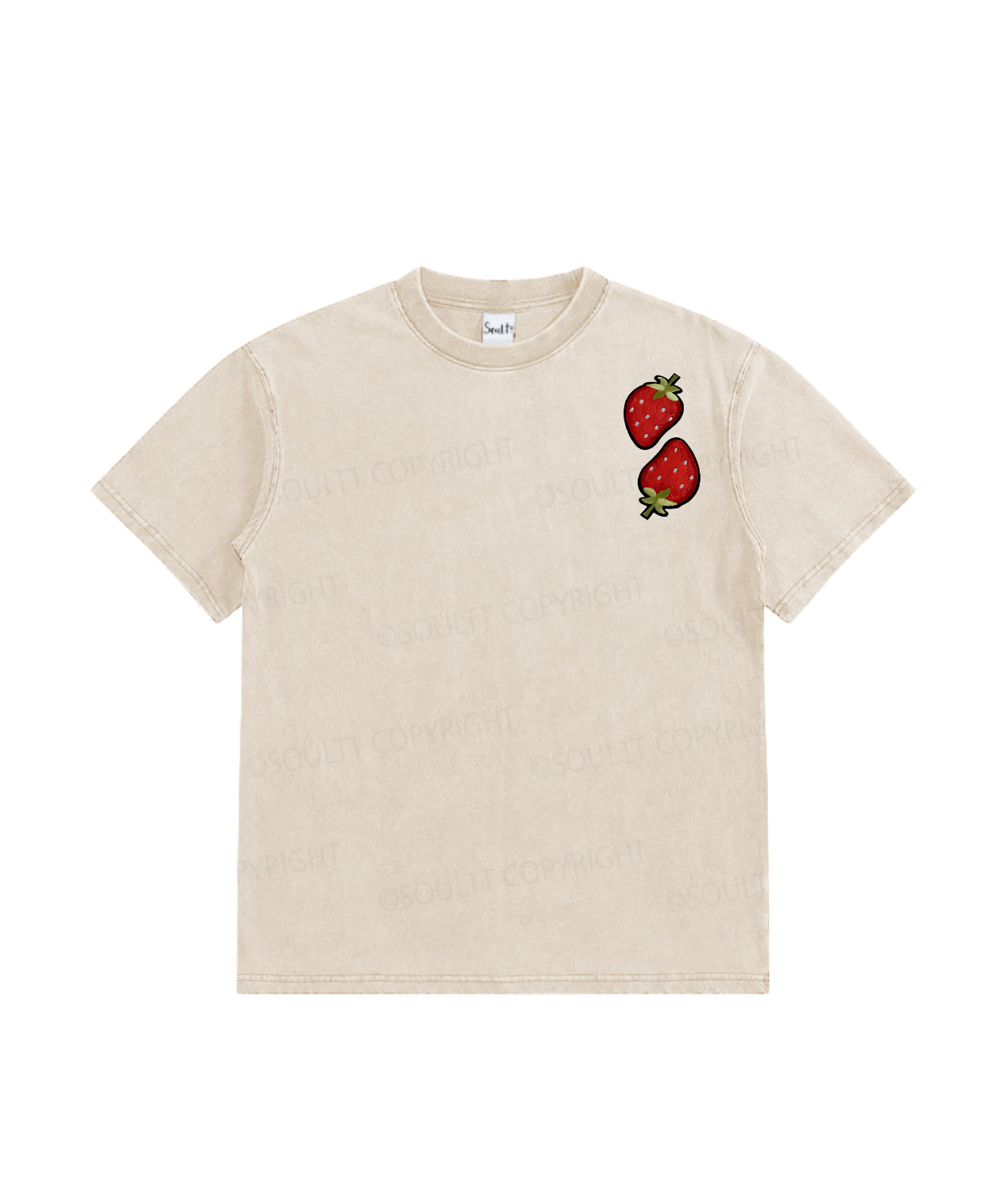 Kids Fruit Of The Spirit Double Sided Washed Christian T-shirt