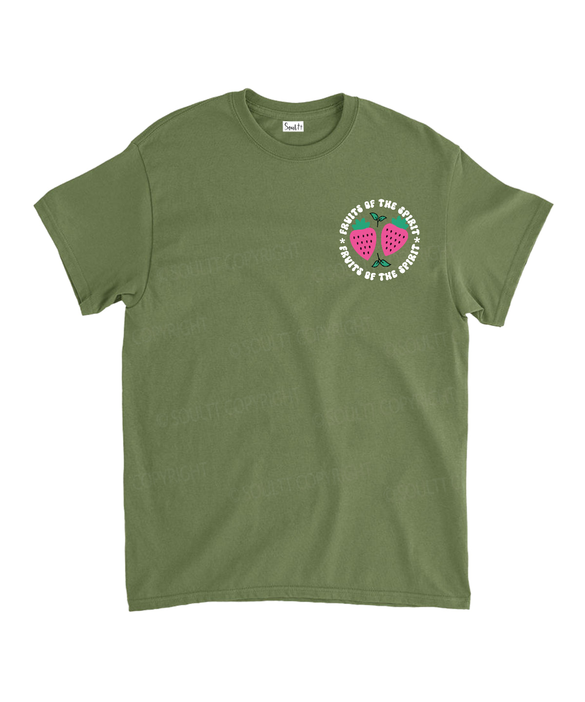 Fruits of the Spirit Double Sided Unisex Cotton Christian T-Shirt