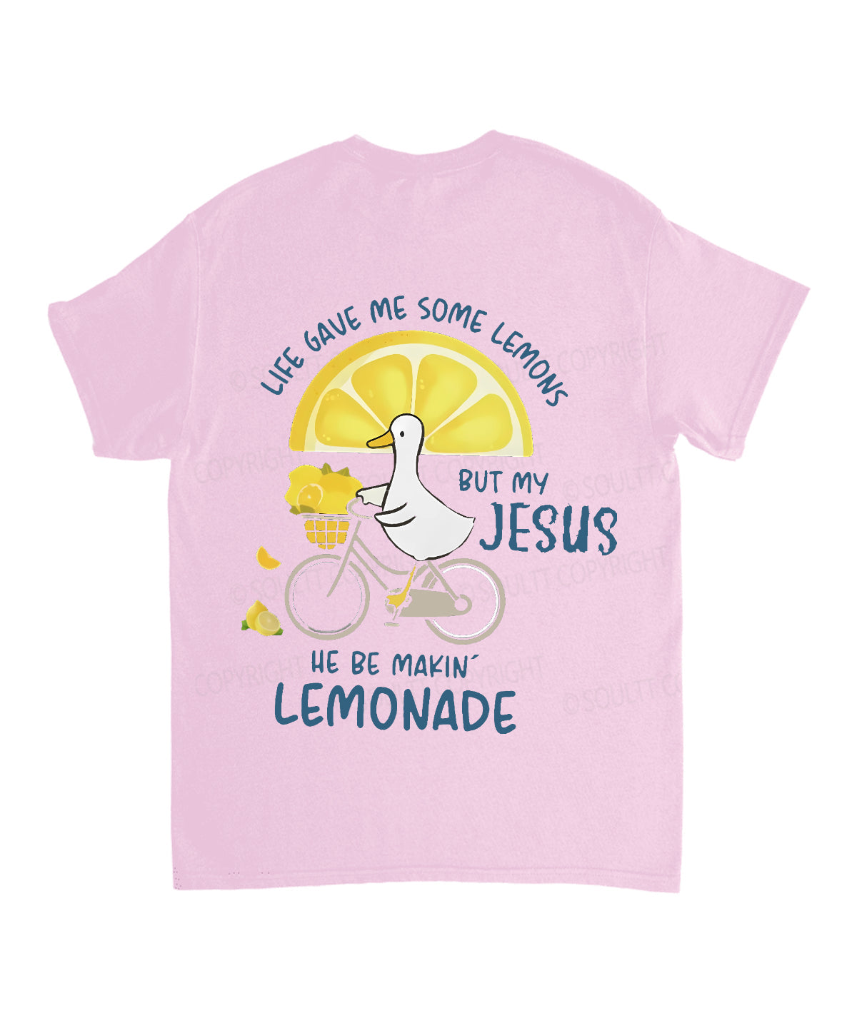 Life Gave Me Some Lemons Double Sided Unisex Cotton Christian T-Shirt