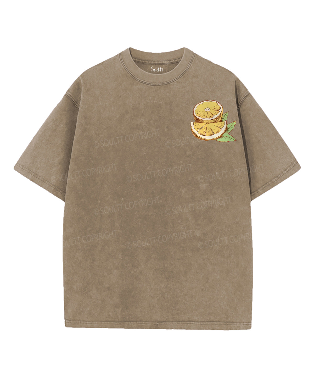 Life Gave Me Some Lemans Double Sided Unisex Washed Christian T-shirt
