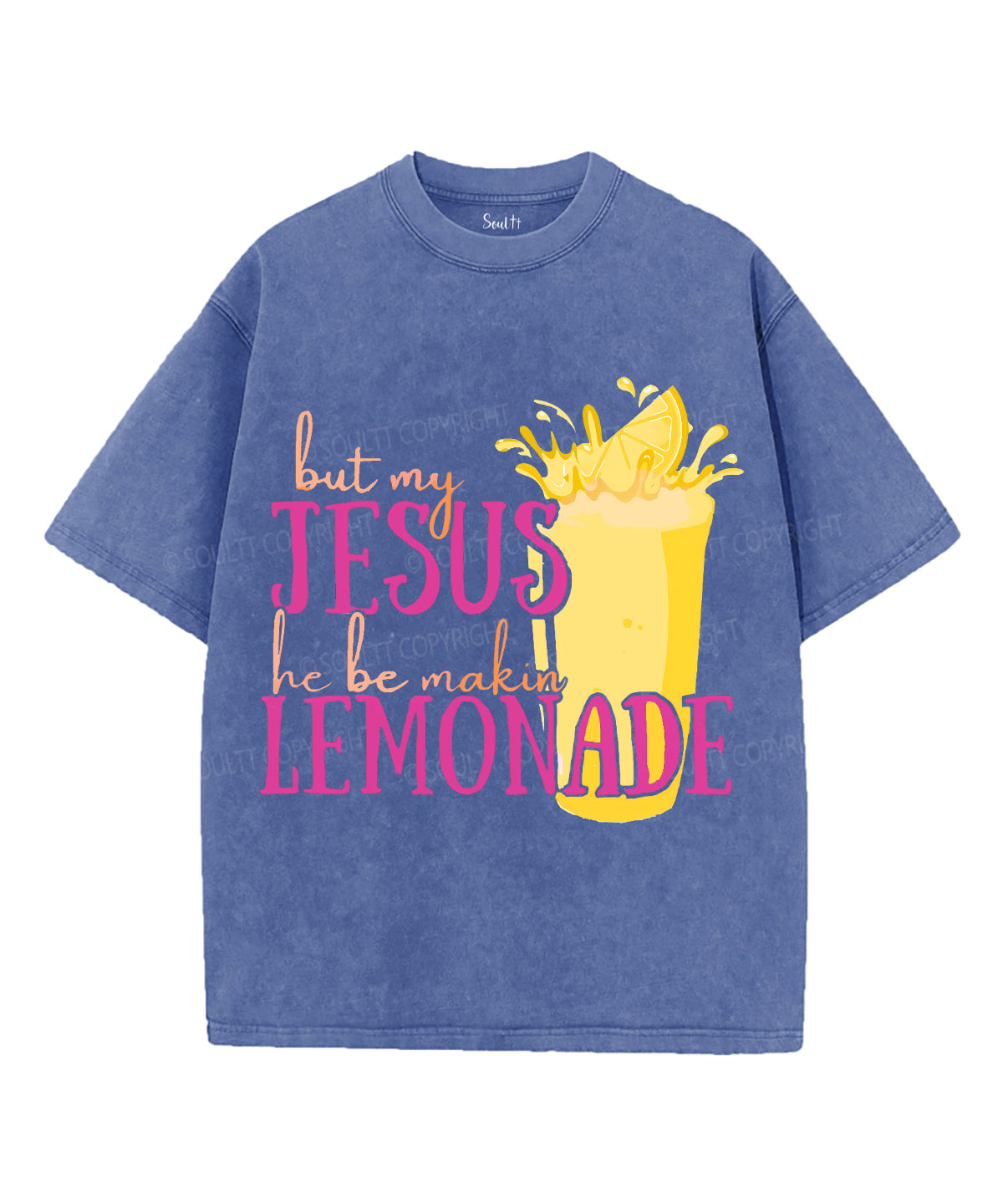 Life Gave Me Some Lemons Unisex Washed Christian T-shirt