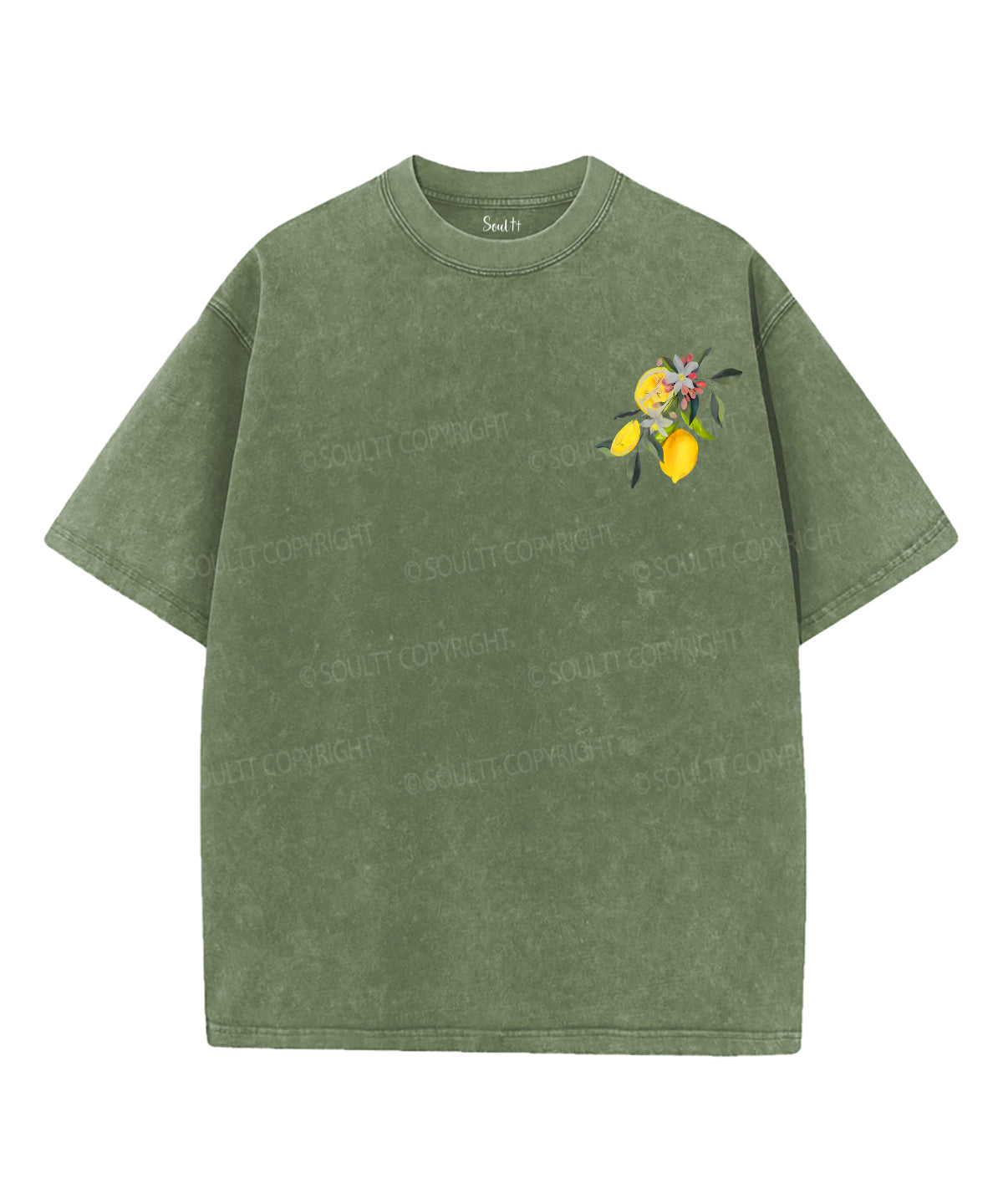 Fruit Of The Spirit Double Sided Unisex Washed Christian T-shirt