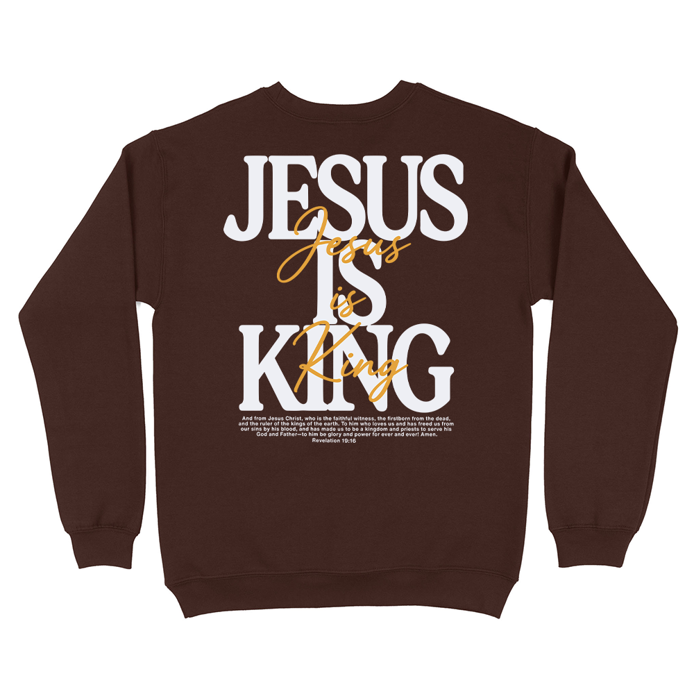 Jesus Is King Christian Unisex Sweatshirt