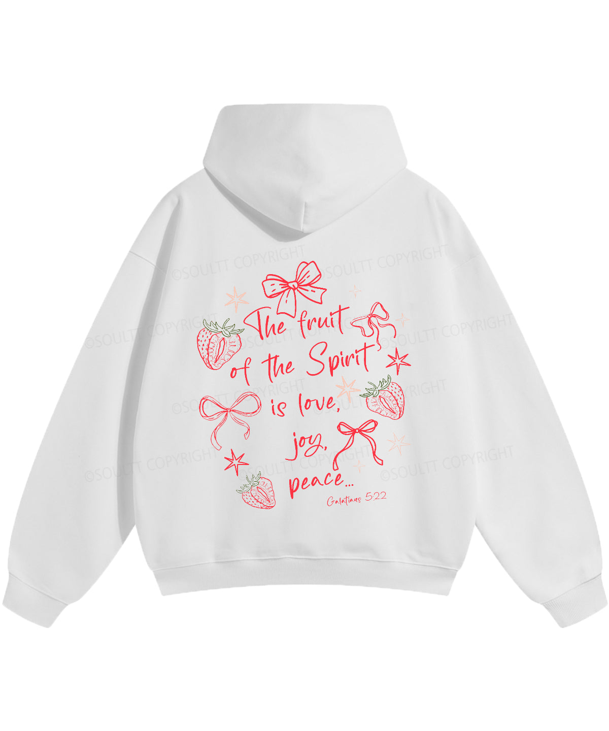 Fruit Of The Spirit Double Sided Christian Hoodie