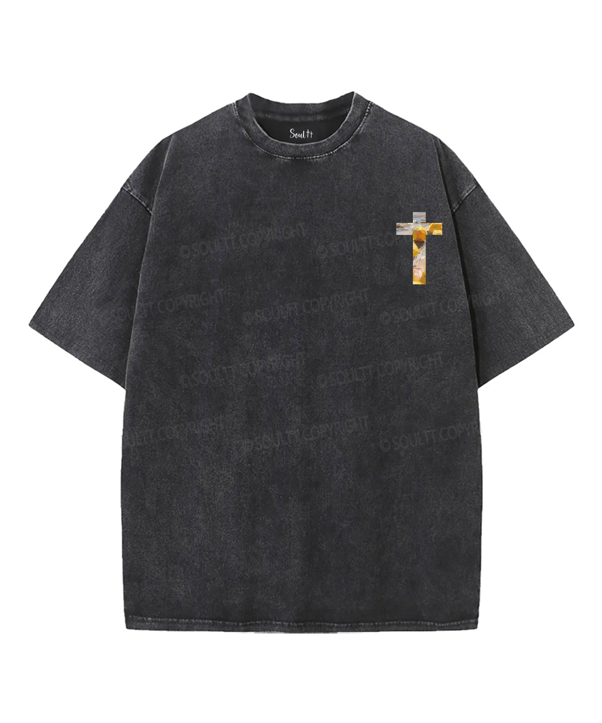 Fruit Of The Spirit Double Sided Unisex Washed Christian T-shirt