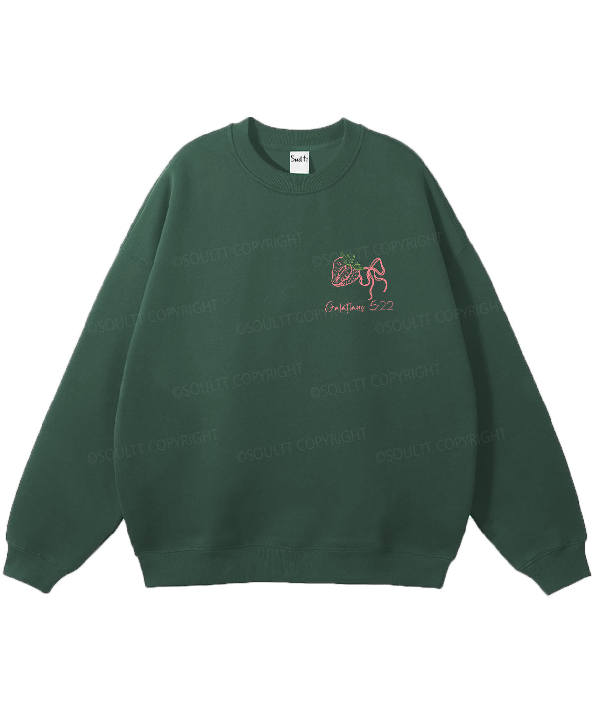 Fruit Of The Spirit Double Sided Christian Sweatshirt