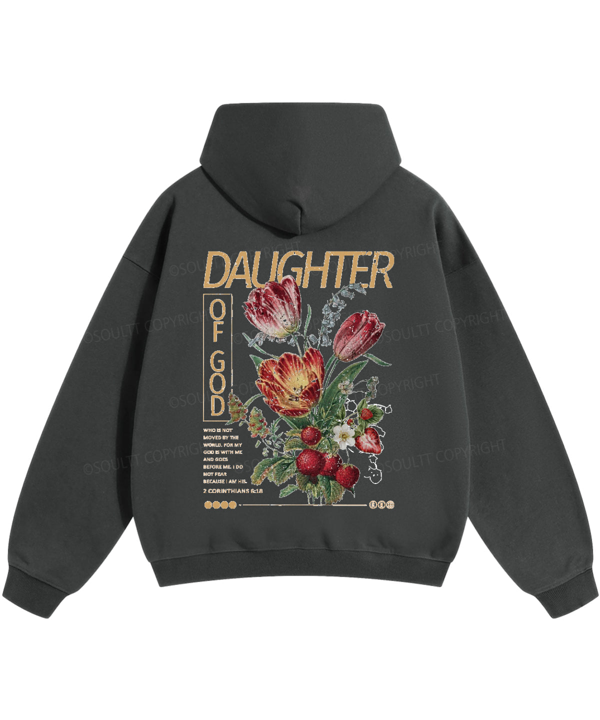 Daughter Of God Double Sided Christian Hoodie
