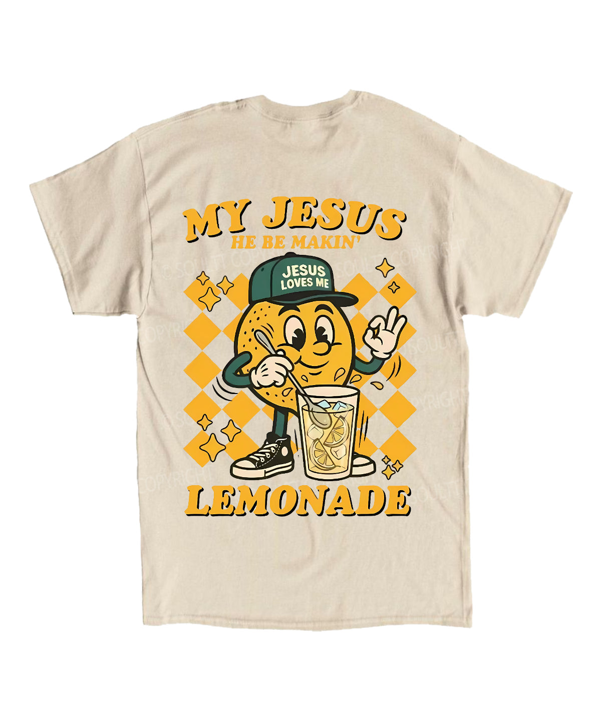 Life Gave Me Some Lemons Double Sided Unisex Cotton Christian T-Shirt