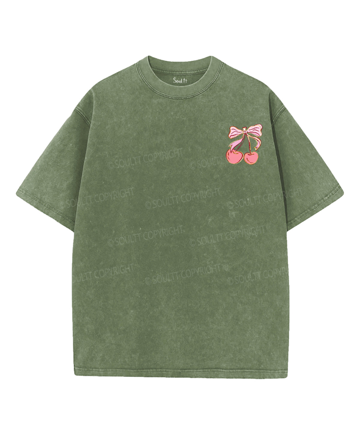Fruit Of The Spirit Double Sided Unisex Washed Christian T-shirt