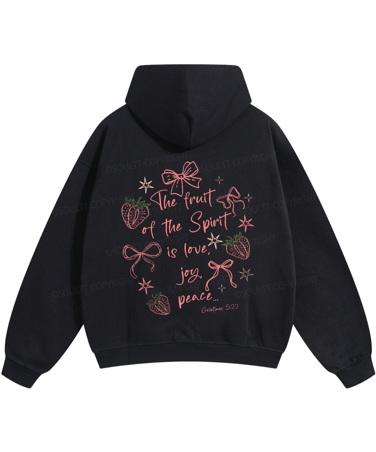 Fruit Of The Spirit Double Sided Christian Hoodie