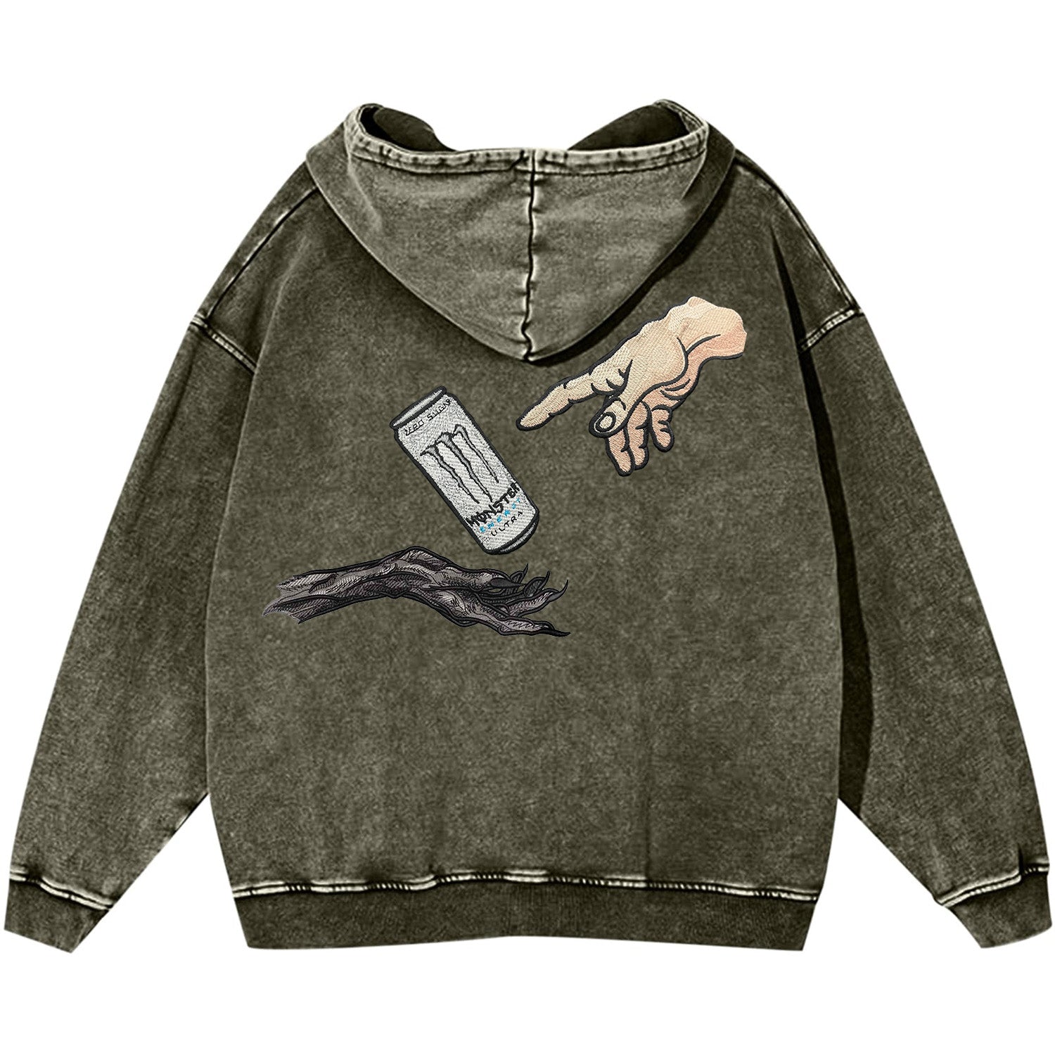 Holy Pump  Washed Hoodie