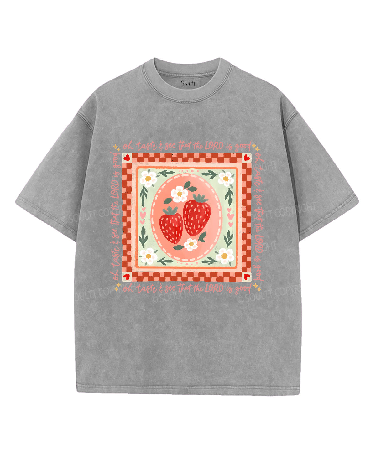 Fruit Of The Spirit Unisex Washed Christian T-shirt