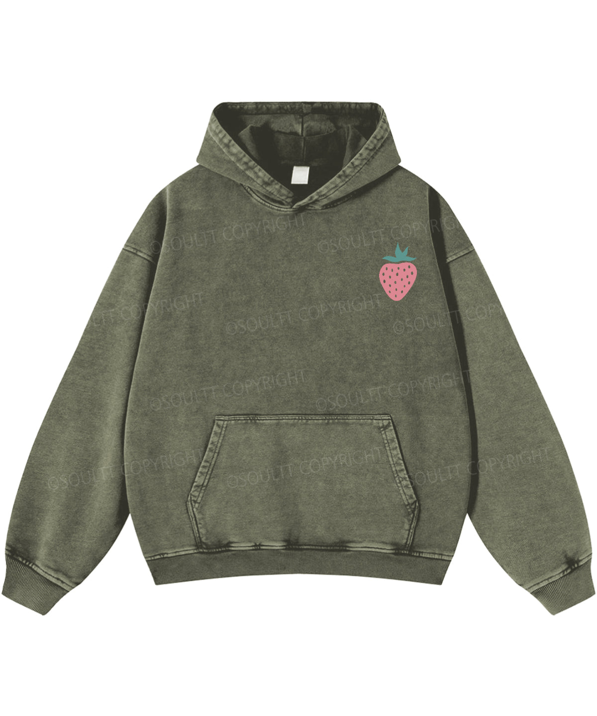 Fruit Of The Spirit Double Sided Washed Christian Hoodie