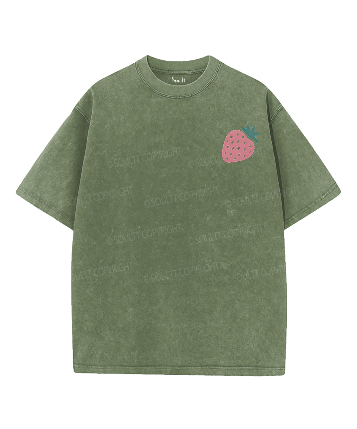 Fruit Of The Spirit Double Sided Unisex Washed Christian T-shirt