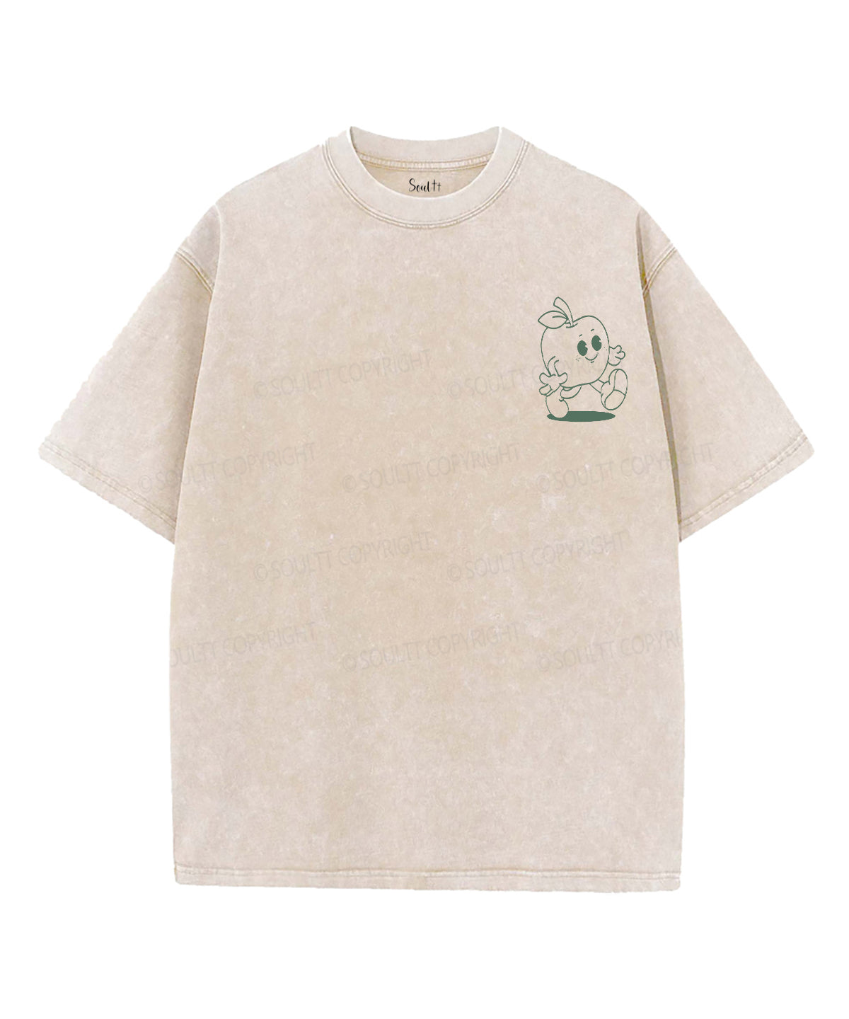 Fruit Of The Spirit Double Sided Unisex Washed Christian T-shirt