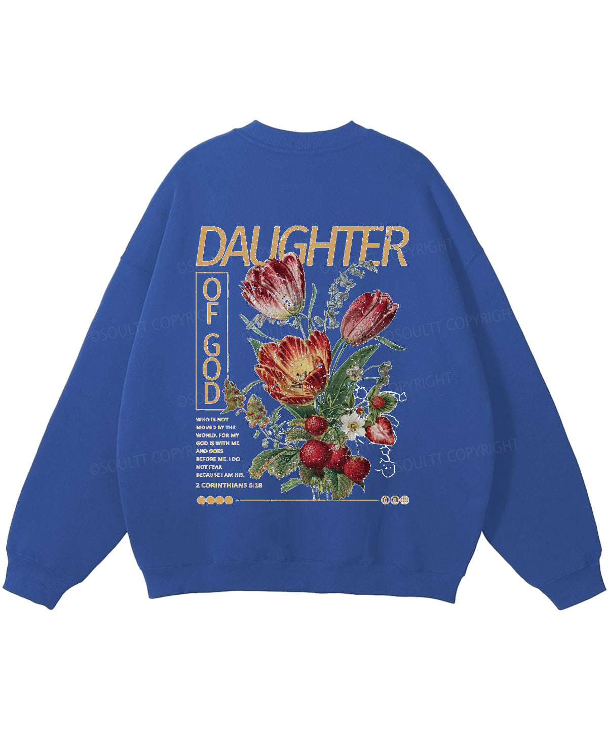 Daughter Of God Double Sided Christian Sweatshirt