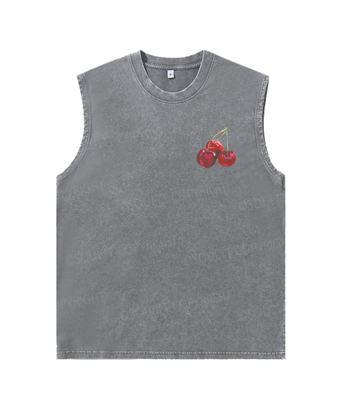 Fruit Of The Spirit Double Sided Unisex Washed Sleeveless Christian Tank Top