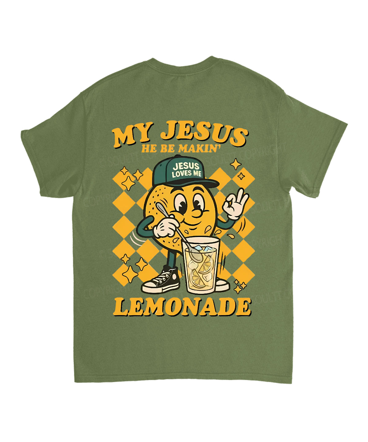 Life Gave Me Some Lemons Double Sided Unisex Cotton Christian T-Shirt
