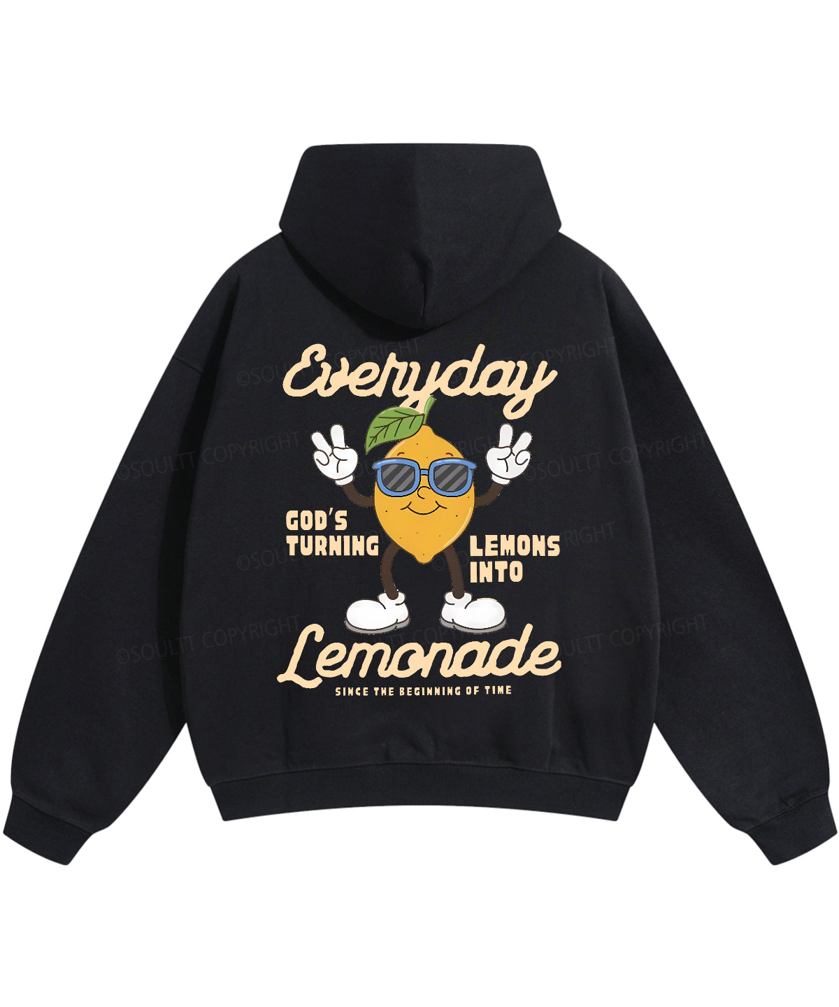 God's Turning Lemons Double Sided Christian Hoodie