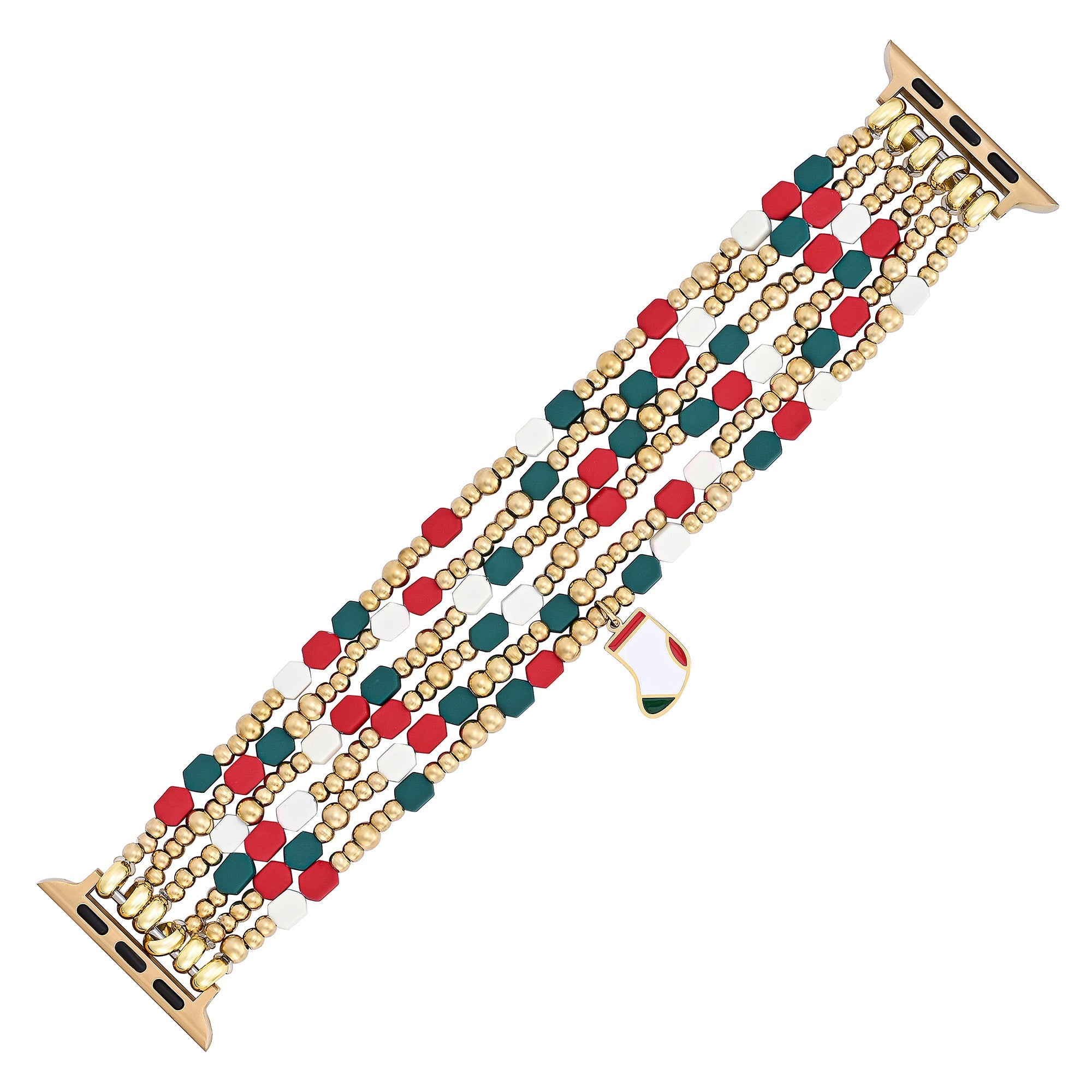 Santa's Joy Festive Stretch Apple Watch Strap
