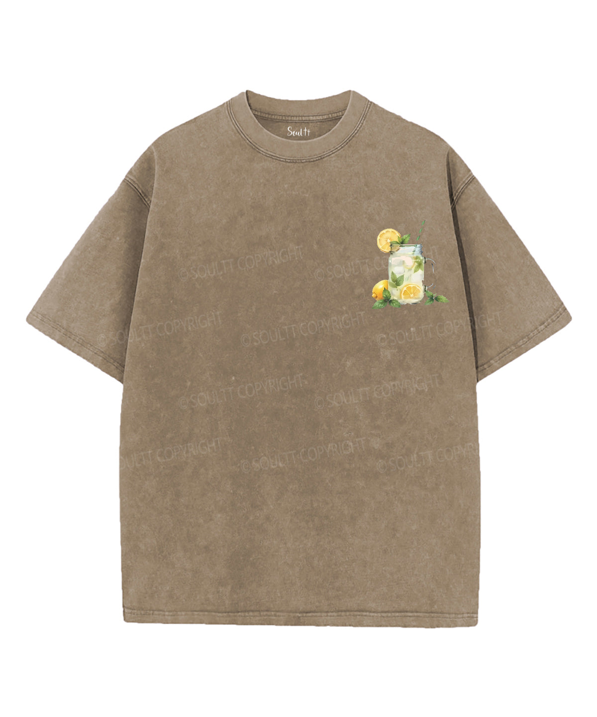 Life Gave Me Some Lemons Double Sided Unisex Washed Christian T-shirt