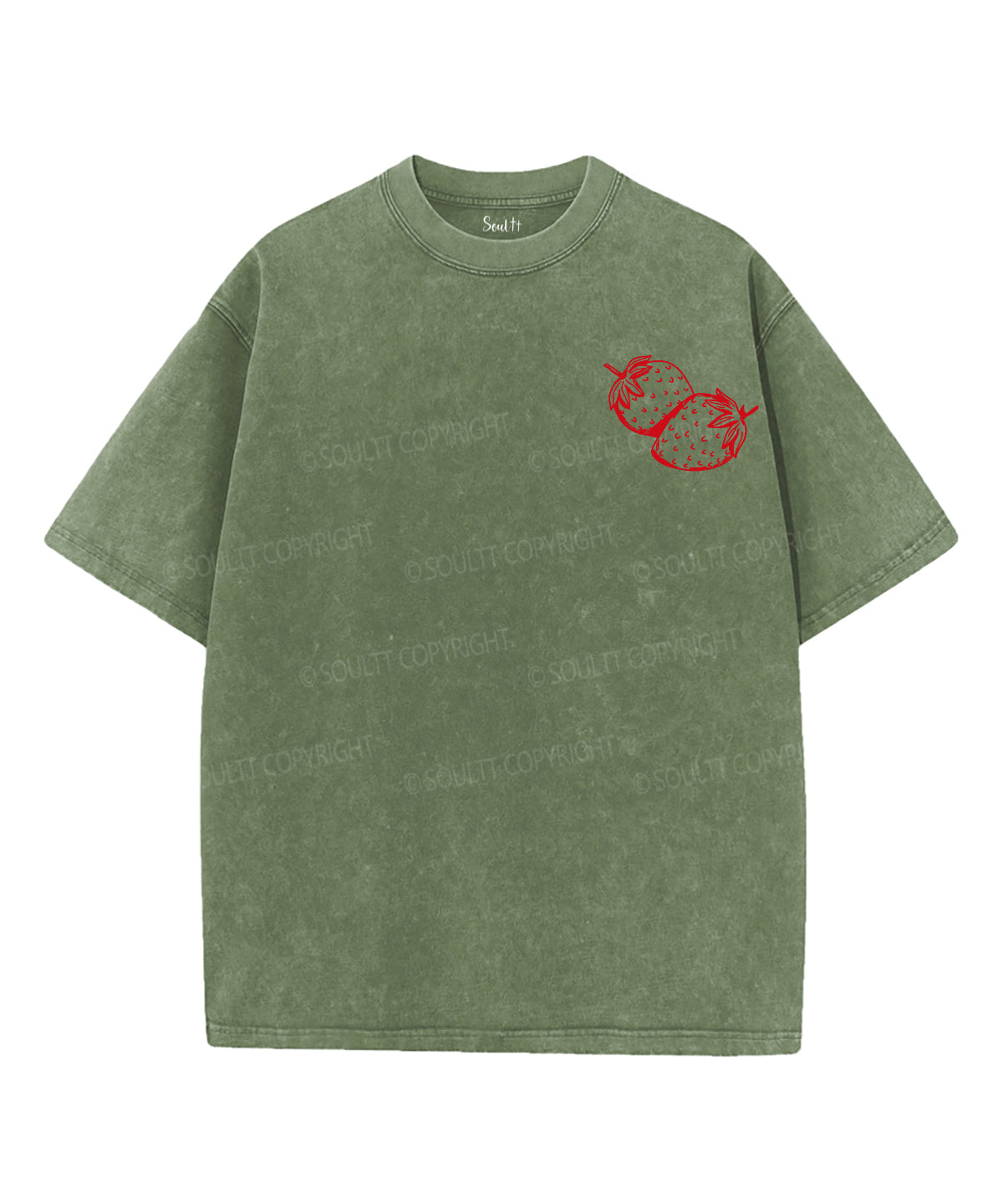 Fruit Of The Spirit Double Sided Unisex Washed Christian T-shirt