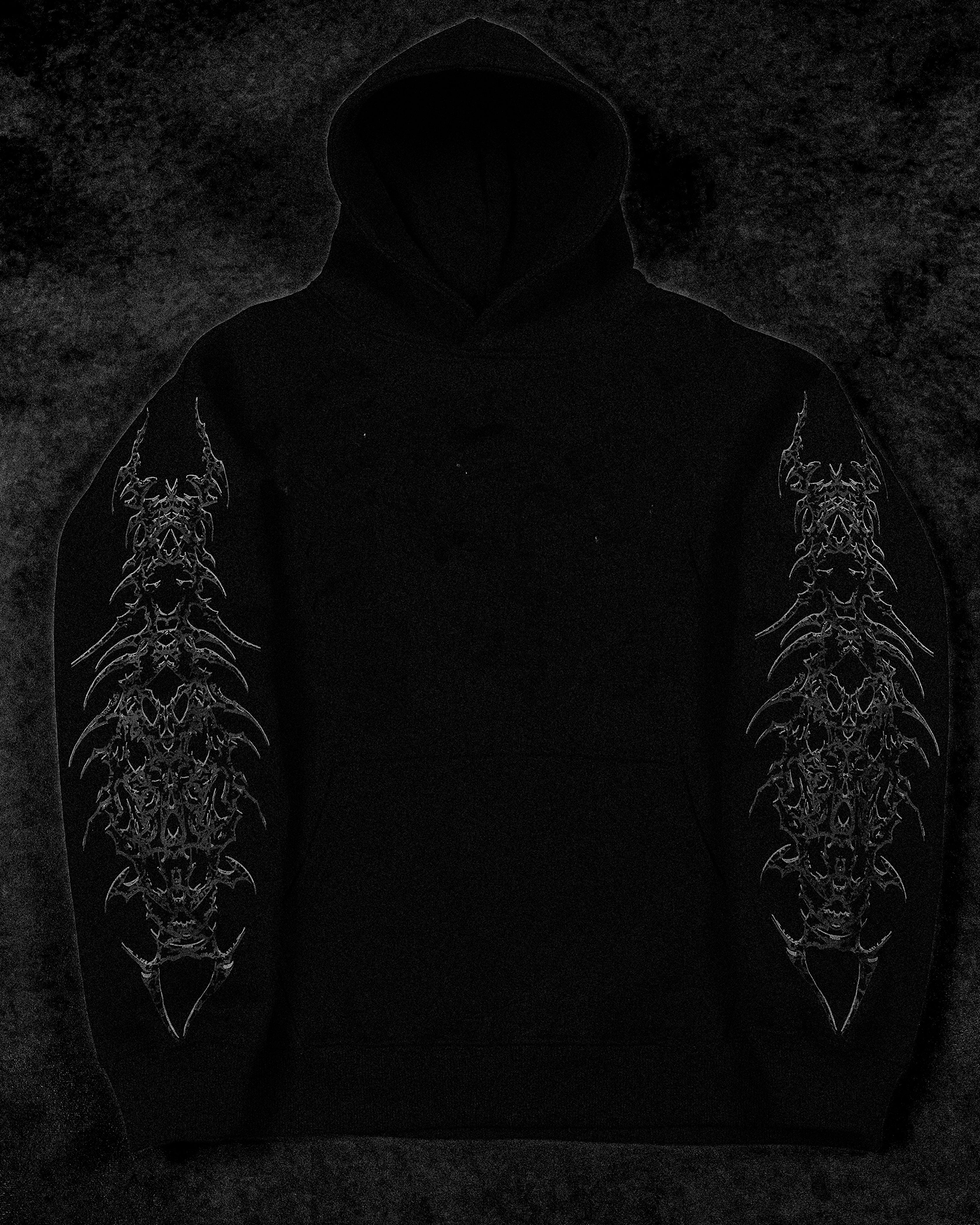 Dragon Soul Oversized pullover hoodie [MIDNIGHT]