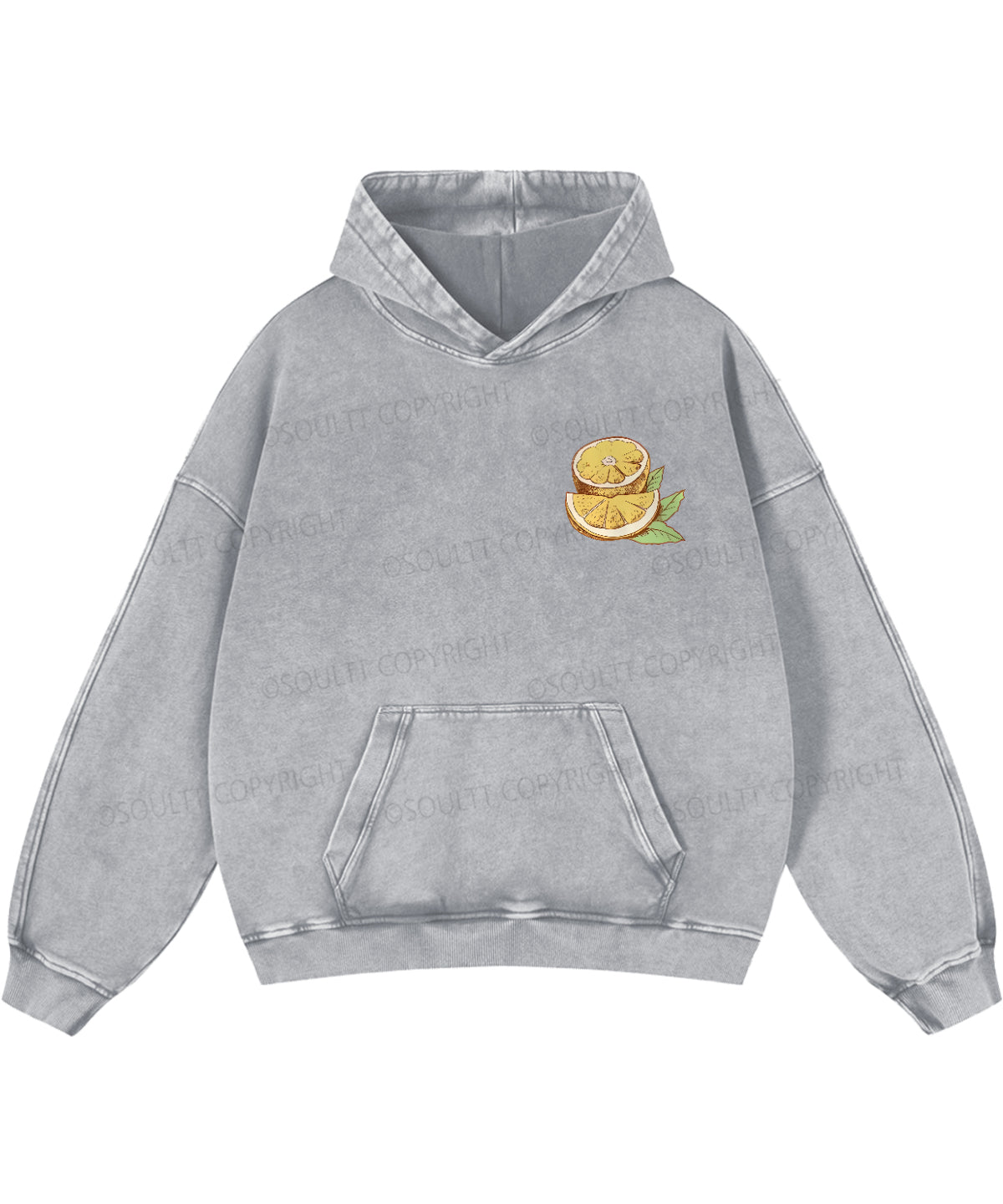 Life Gave Me Some Lemans Double Sided Washed Christian Hoodie
