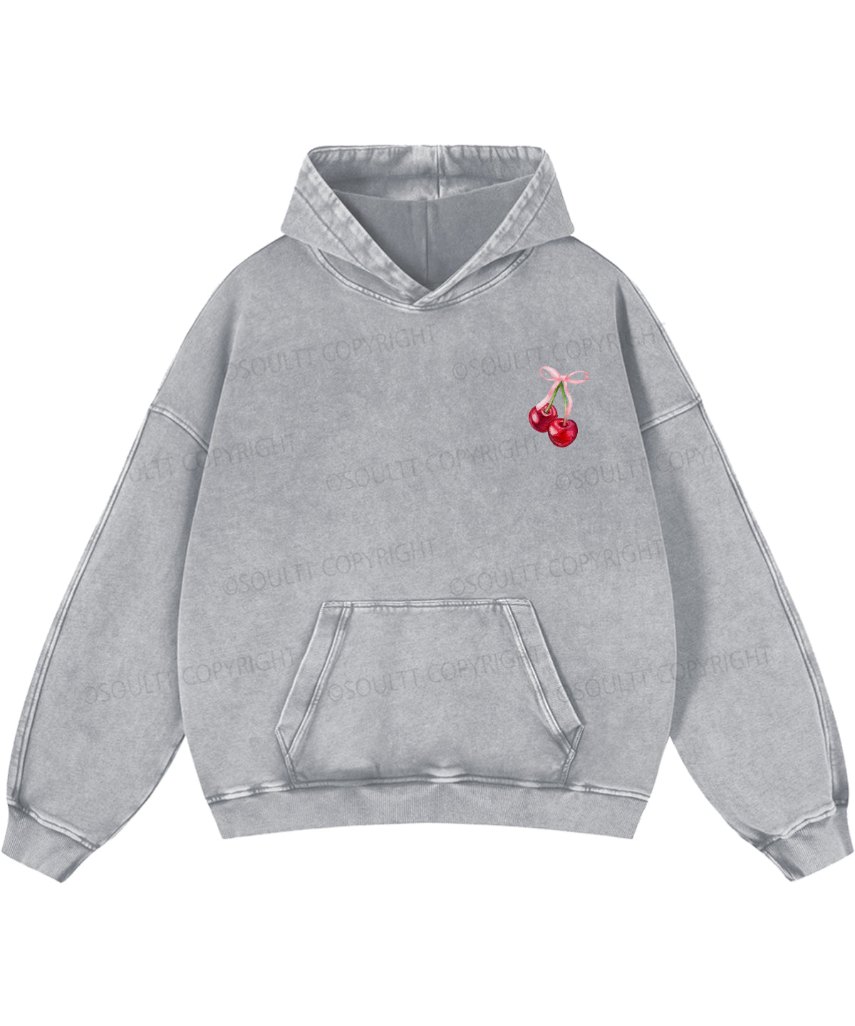 Fruit Of The Spirit Double Sided Washed Christian Hoodie