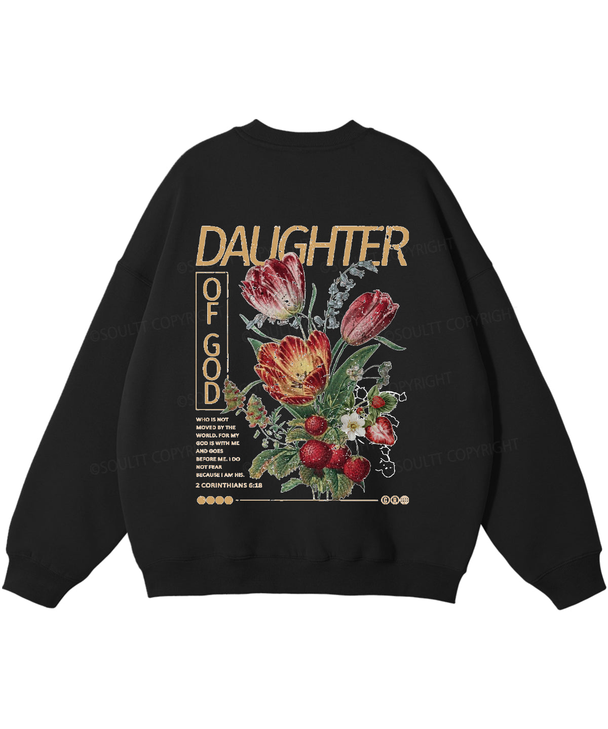 Daughter Of God Double Sided Christian Sweatshirt