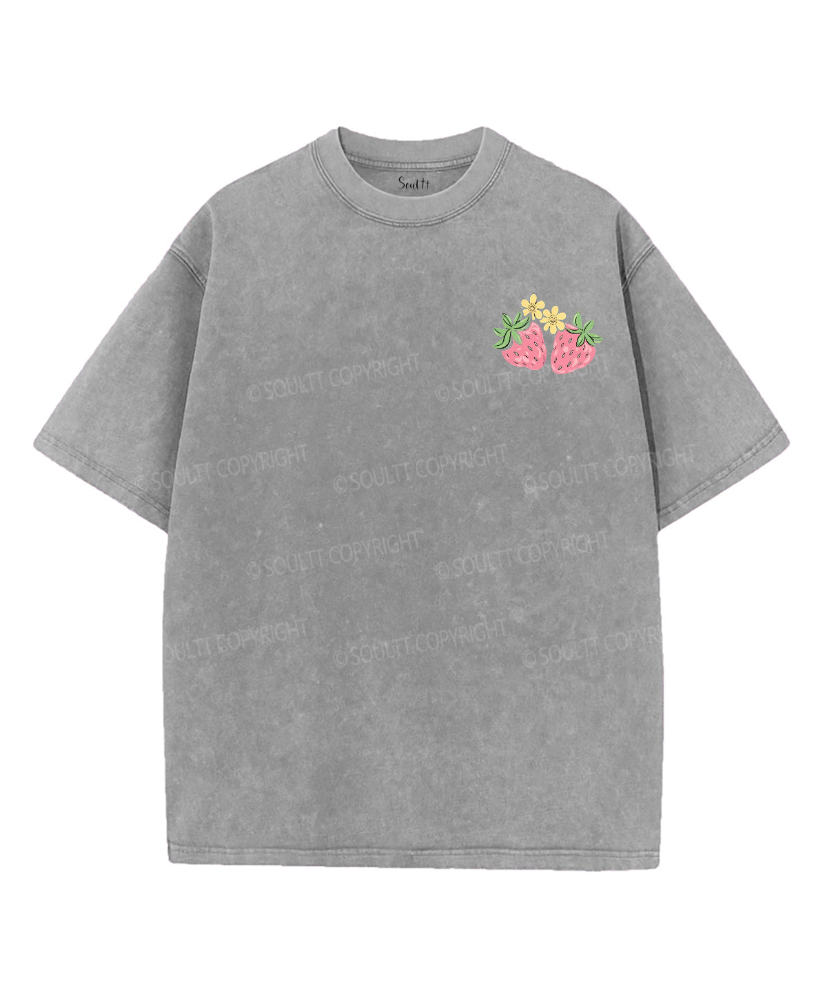 Fruit Of The Spirit Double Sided Unisex Washed Christian T-shirt