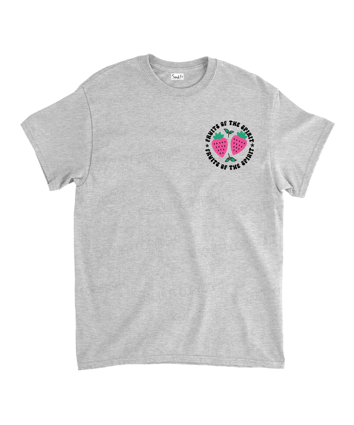 Fruits of the Spirit Double Sided Unisex Cotton Christian T-Shirt
