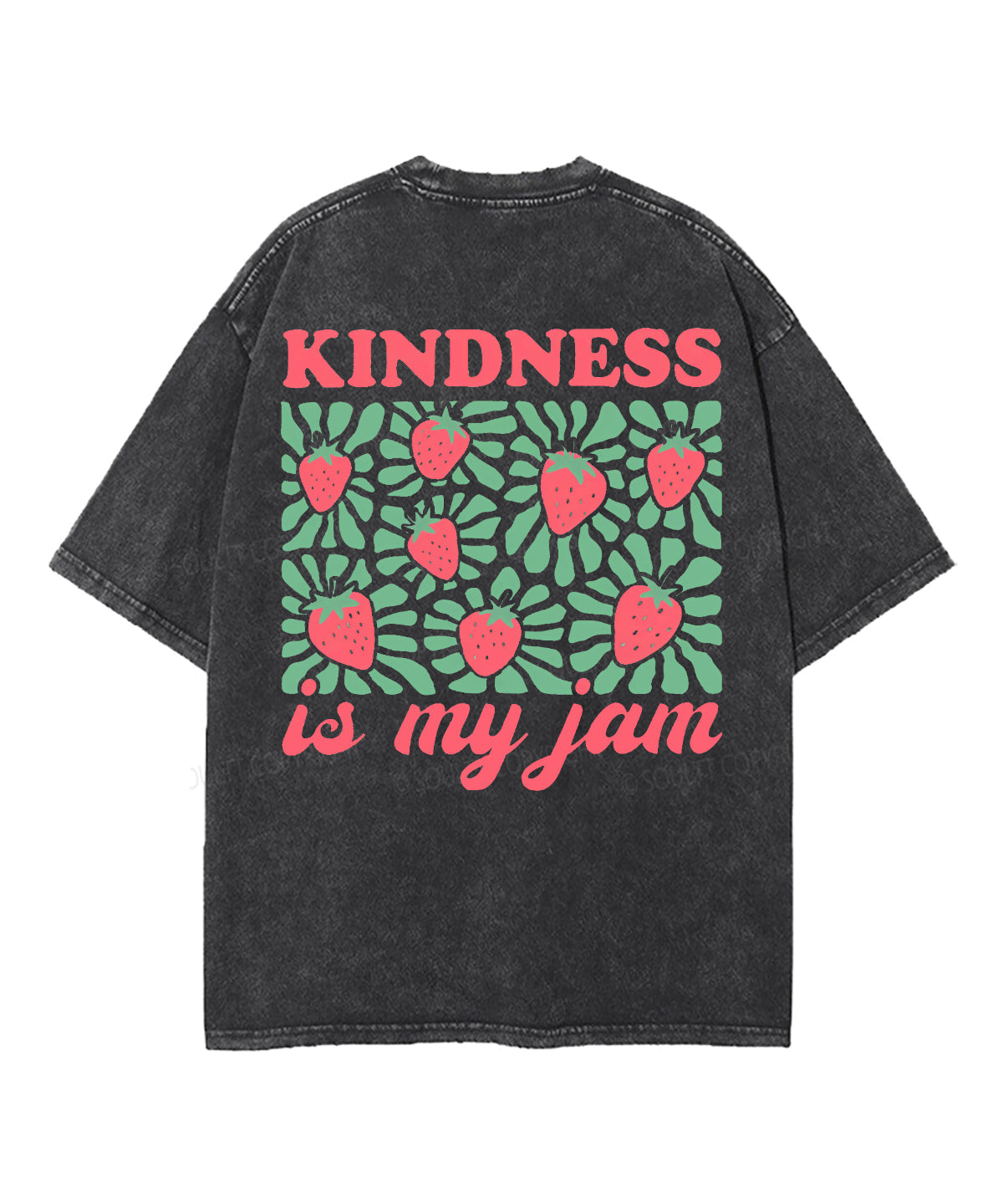 Kindness Is My Jam Double Sided Unisex Washed Christian T-shirt