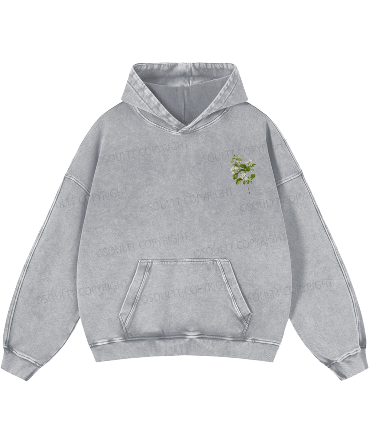 Fruit Of The Spirit Double Sided Washed Christian Hoodie