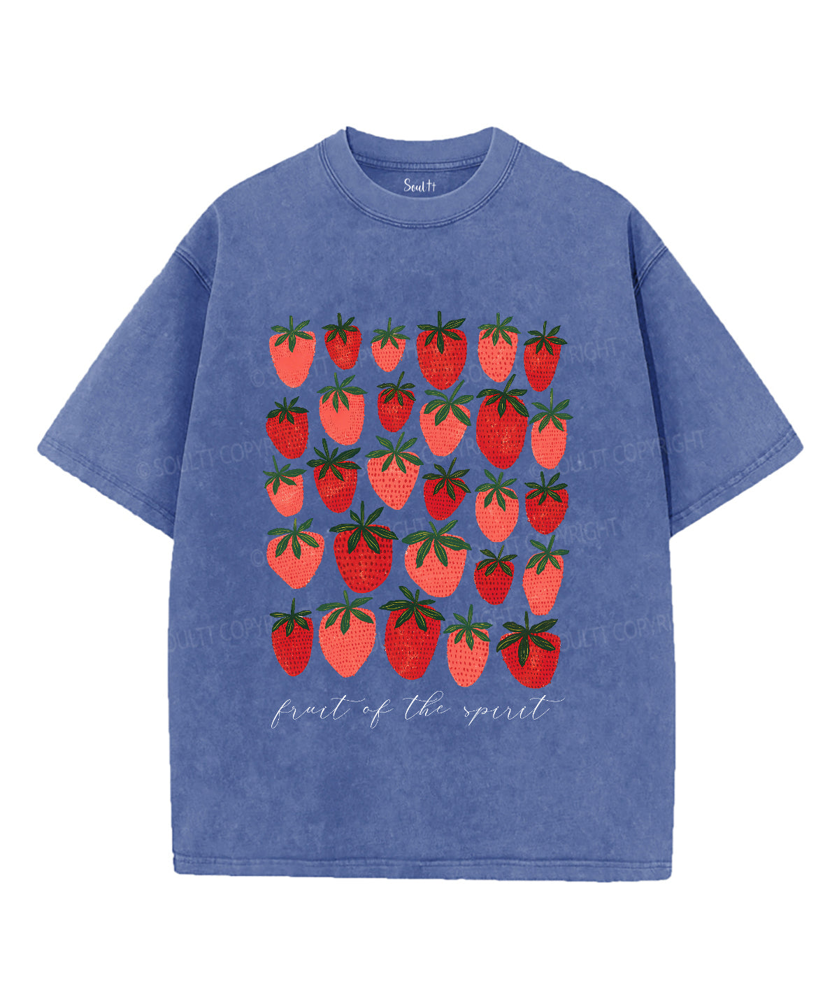 Fruit of the Spirit Unisex Washed Christian T-shirt