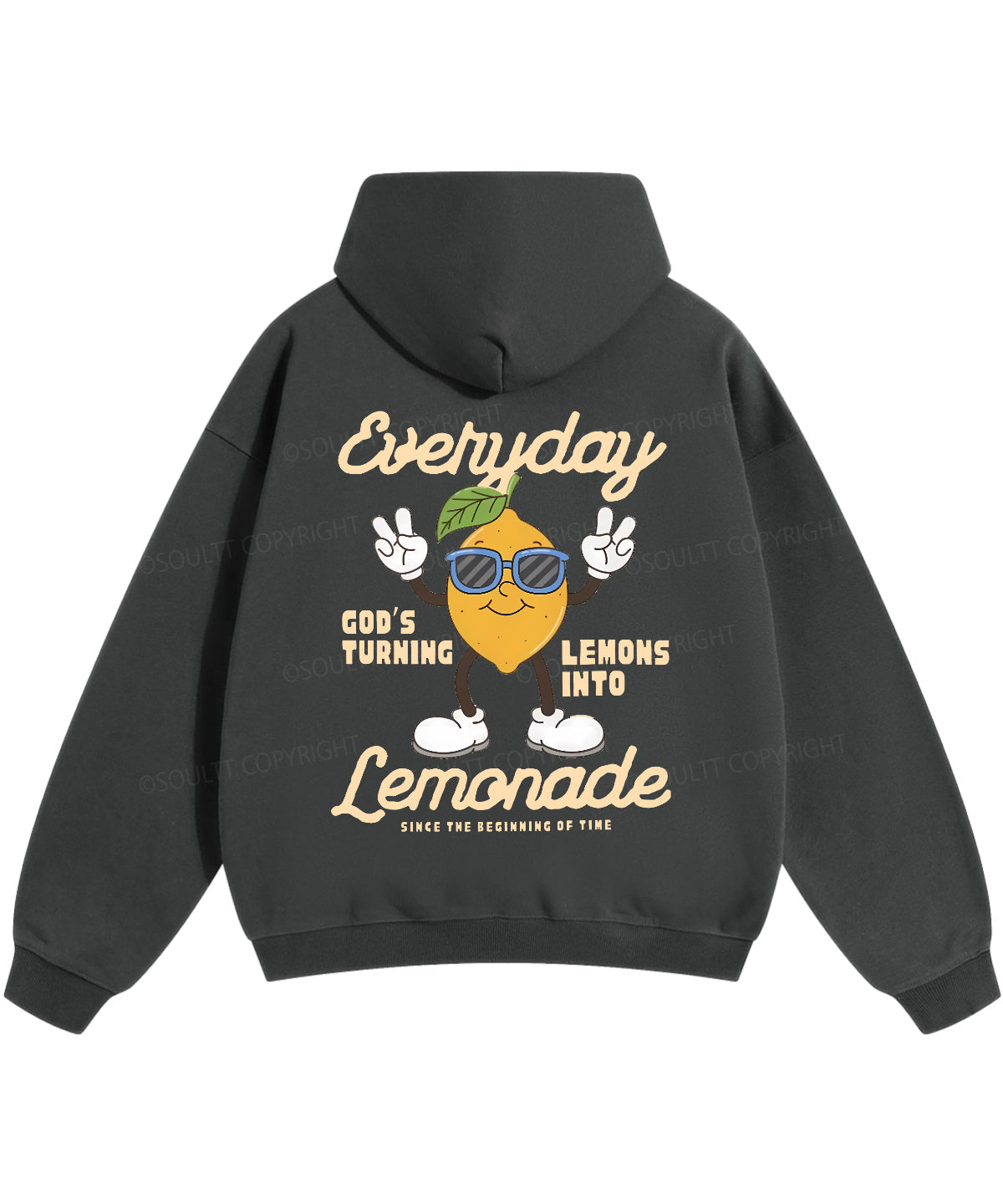 God's Turning Lemons Double Sided Christian Hoodie