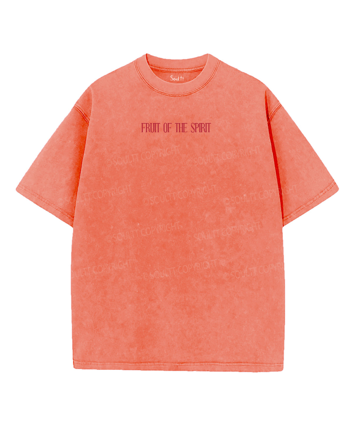 Fruit Of The Spirit Double Sided Washed Christian T-shirt